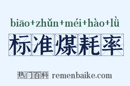 标准煤耗率是什么意思的图片